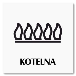 Kotelna, 118x118mm, bílá, Nevada